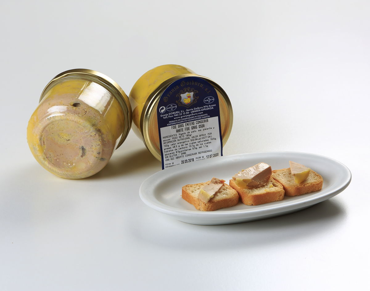 Foie gras entero conserva